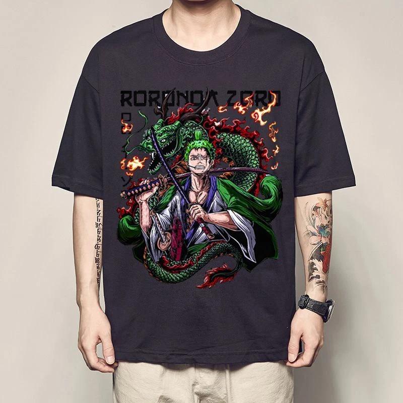 One Piece Zoro Cosplay Anime Manga T-Shirt Tee Undershirt Cotton