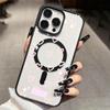 Чехол Для iPhone 17 Pro Max Чехлы iPhone 16 Розовое Сердечко Магнитная Крышка для Телефона Для iPhone 15 14 Plus 13 12 11 16E 17E Air