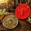 Durable Concrete Craft Tools Stepping Stone Silicone Mold, Sunflower/Butterfly/Bee/Pumpkin/Snowflake/Mushroom/Fairy Paver Molds, Reusable Garden Molds