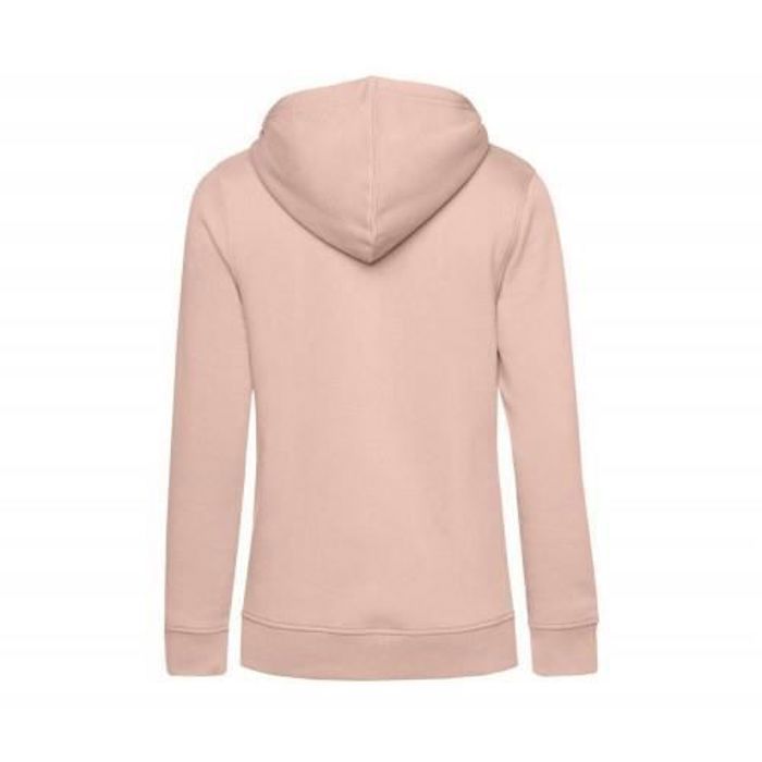 Sweat-shirt à capuche - Organique - Femme - Rose - Manches longues - Taille L