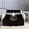 RAMSTEIN German Industrial Metal Band Printed Blanket Thin Blanket Flannel Home Travel Blanket Birthday Gift Bed Blanket
