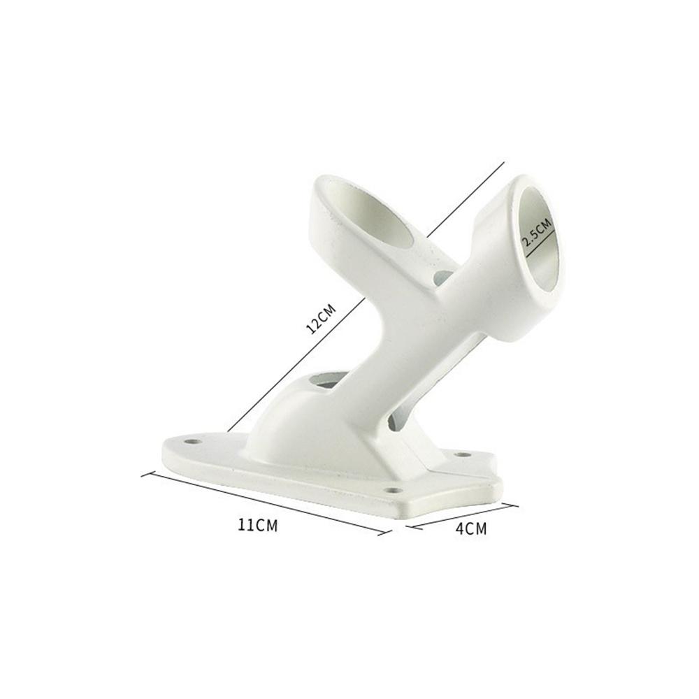 Flag Pole Holder 1'' Two-Position Iron Cast Rust Free Mounting Bracket for House