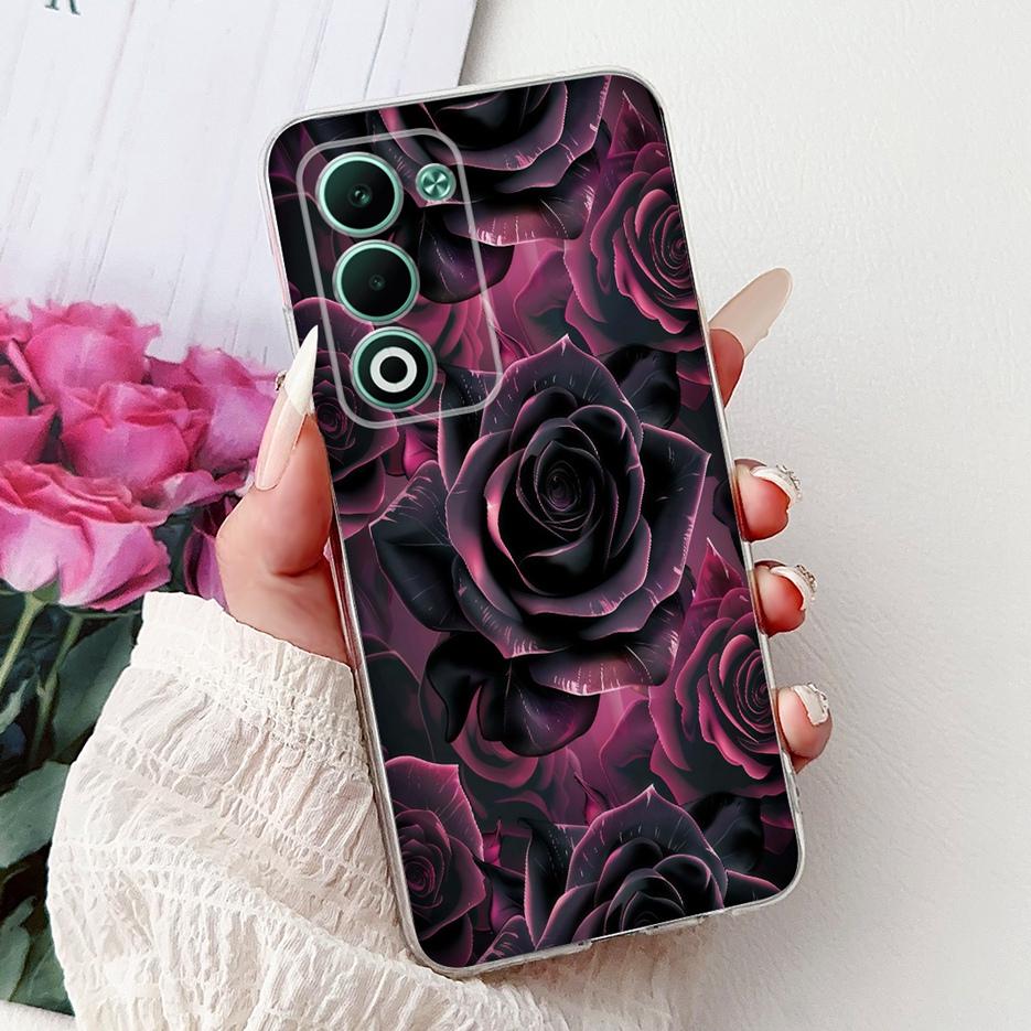For Oppo A5 5G 2025 Case CPH2735 Luxury Fashion Painted Cover Soft Slim Phone Case For Oppo A5 Pro CPH2695 OppoA5 A5Pro 5G Shell