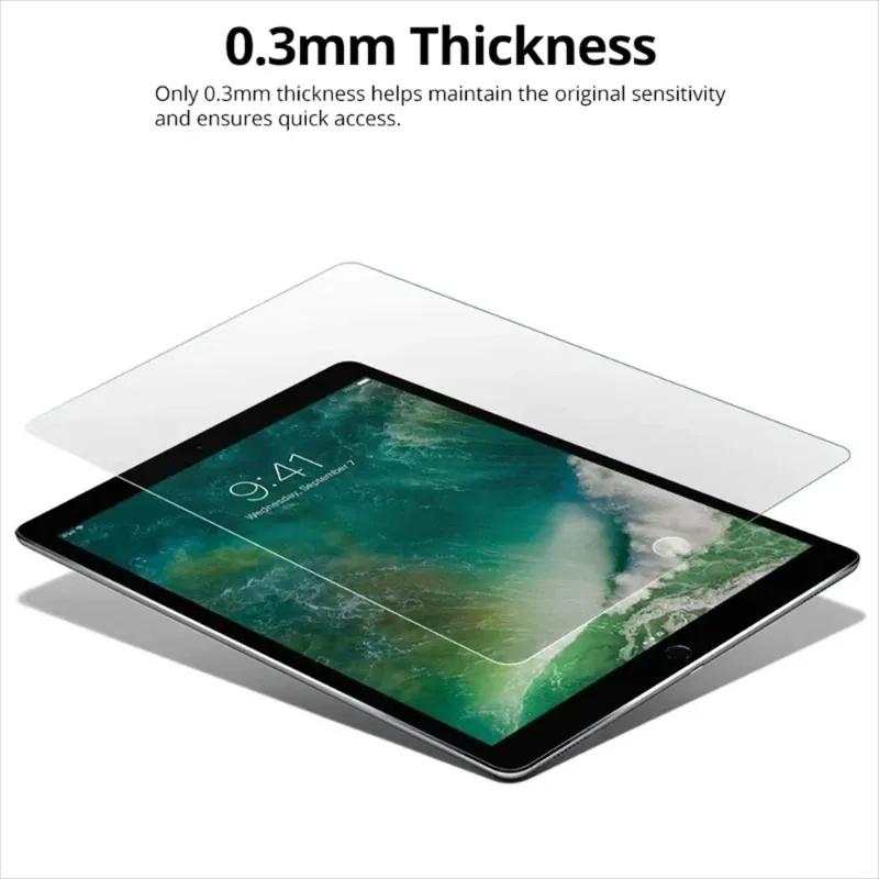 2Pcs Tempered Glass Screen Protector For iPad A16 10 9 8 7 6 Air 5 4 3 2 10.2 9.7 10. 5 10.9 Mini Pro 11 Inch Protective Film
