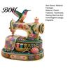Desktop Decorative Craft Tiny 3D Beaded Sewing Machine DIY Kit for Kids & Adults, Exquisite Hummingbird Handmade Bead Set, Stress Relief Creative