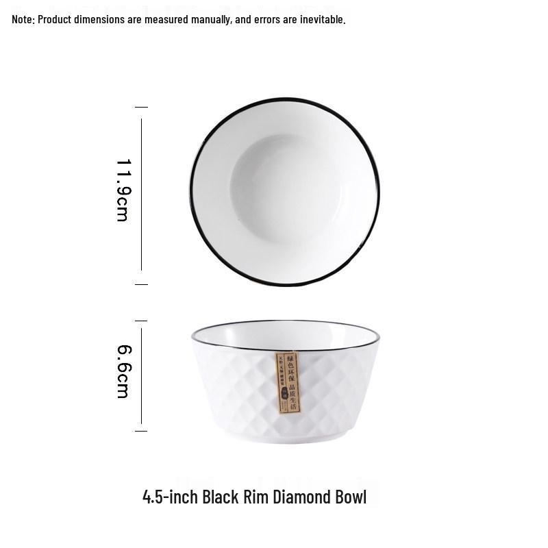 2025 Светлая Роскошь Керамический Набор из 10 Предметов: Миски и Палочки – Современная Посуда для Дома и Подарки на Новоселье