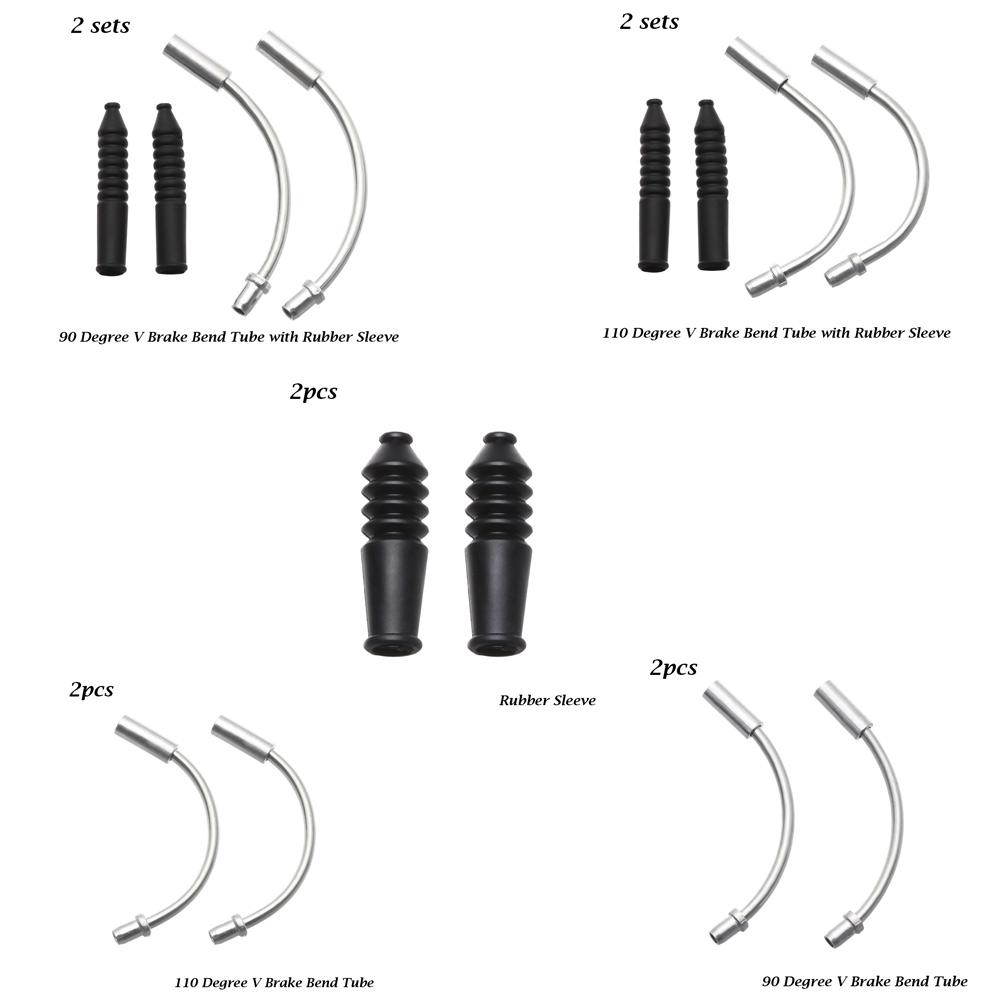 Mountain Bike Bicycle Parts Hose Brake Pipe Sleeves Protector V Brake Noodles Bend Tube Cable Guide