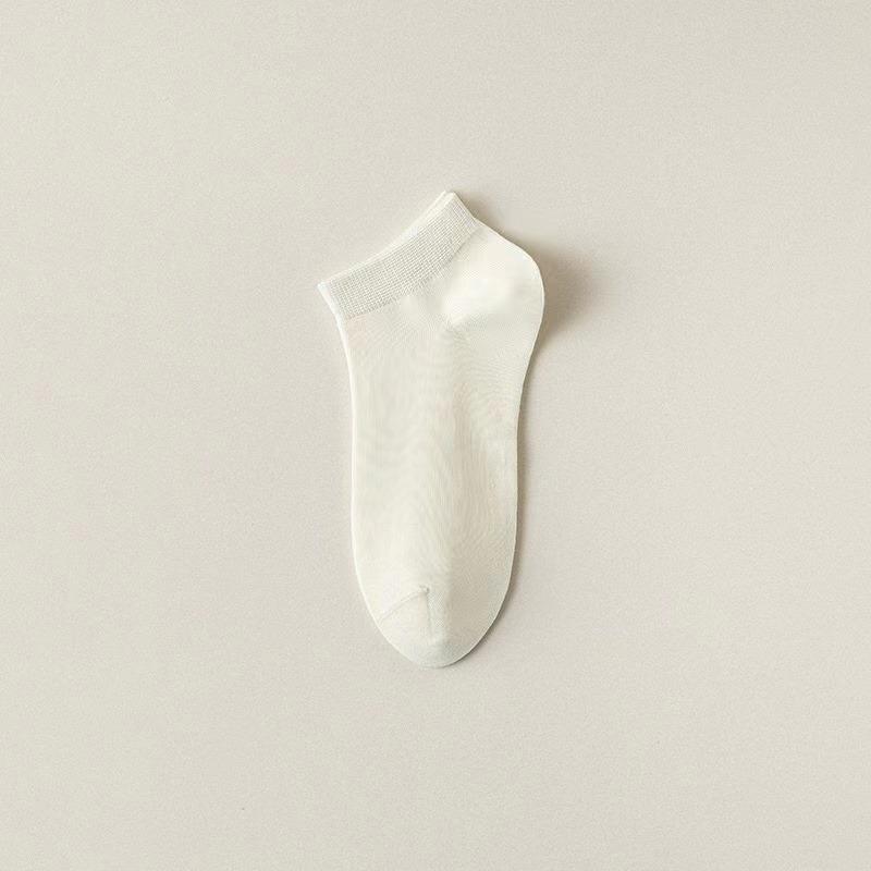 Весна и лето, четыре сезона, женские простые, модные и милые однотонные носки Morandi с низкой посадкой и удобными носками
