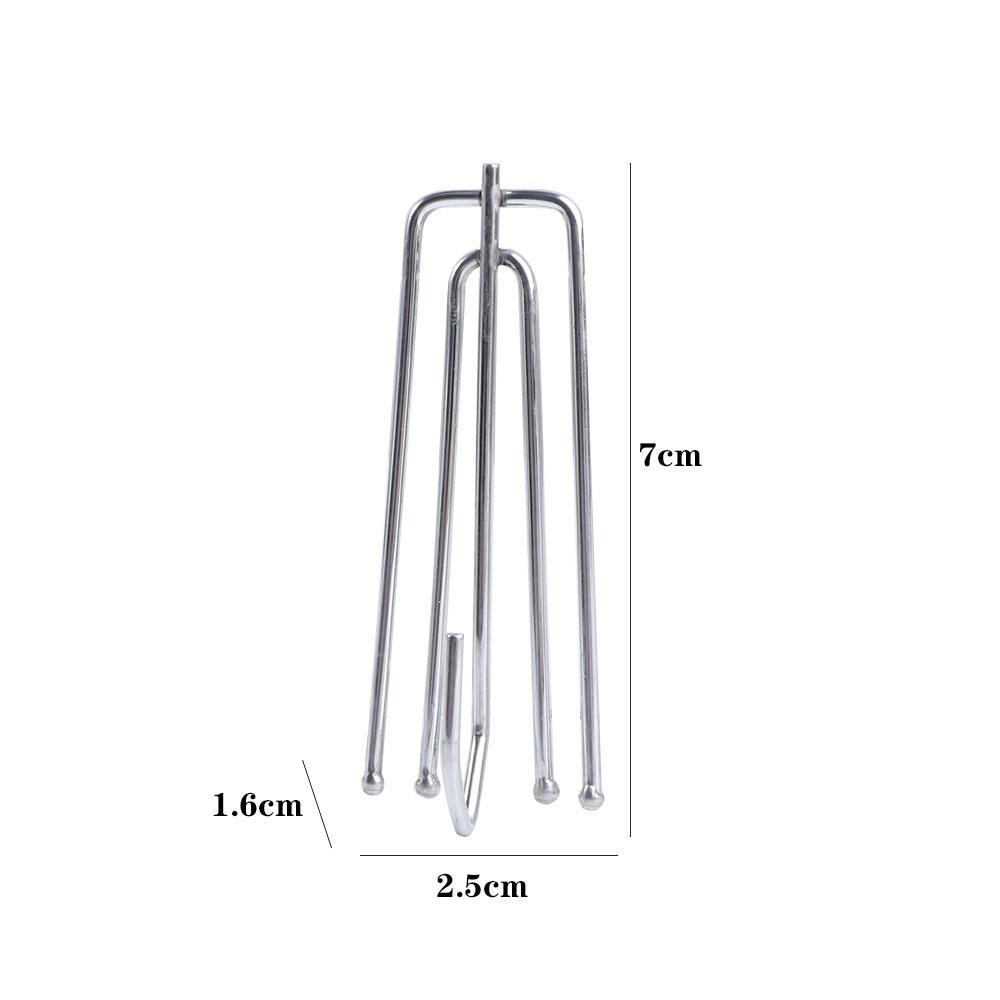Door Hangers Bathroom Curtain Four-Claw Hook Pleat Clips Drapery Hook Drapes Pin Curtain Hooks