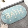 High Absorbency Imitation Cashmere Mat Quick Dry Absorbent Doormat Non-Slip Floor Mat  Bedroom