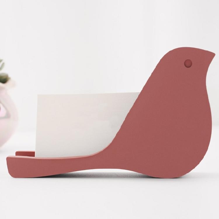 Artisanal Bird Card Holder Mold Cement Moulds for Resin Casting Safe Silicone Texture for Desk Decors Hand-Making Tool