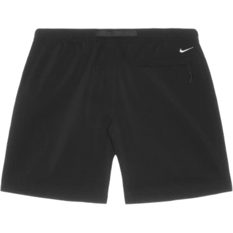 Nike Шорты прямые из нейлона с поясом и логотипом ACG, черные, мужские, уличная одежда FN2430-010