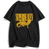 Футболка с принтом Rock Band Hip Hop Streetwear SUPERHEAVEN SalaUnisexder Tee Летняя Унисекс Женская Одежда Футболка Хлопковая С коротким рукавом Свободная