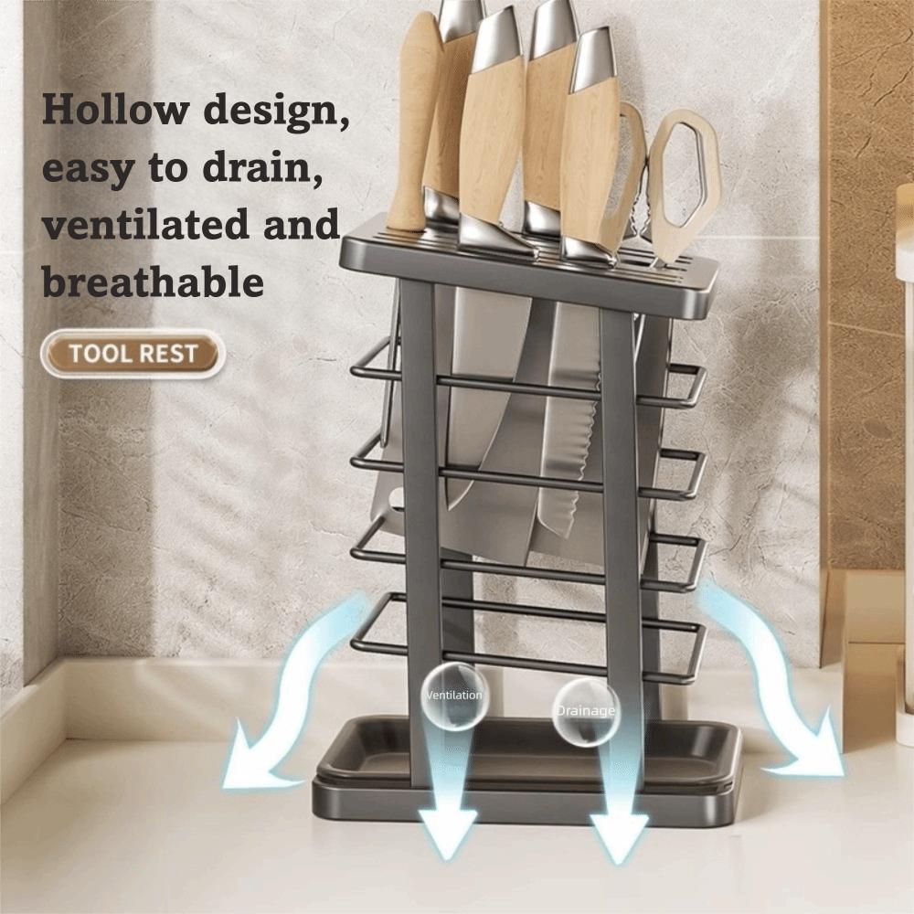 Square Kitchen Utensils Storage Holder Plating Kitchen Countertop Storage Rack  Kitchen Use