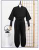 COSSA Cosplay Costume Set for Ninjutsu Academy and 6th Halloween Costume Set with Hood Ninja/Tama 1st, 2nd, 3rd, 4th, 5th, Graders, (Black, XL)