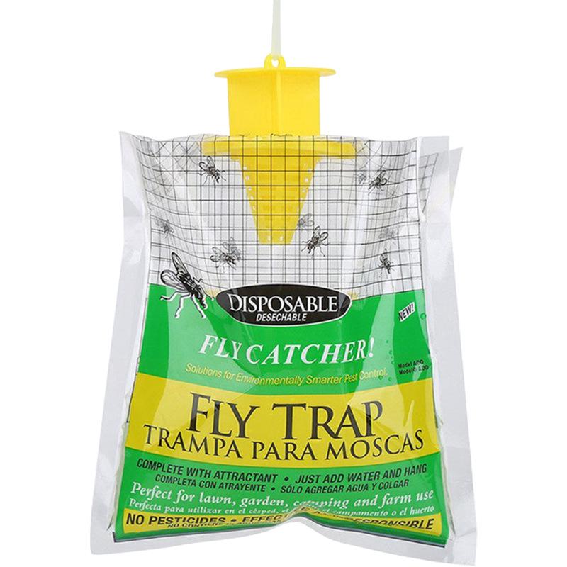 Outdoor Orchard Fly Trap Bag: Fly Catcher & Mosquito Repellent Lure
