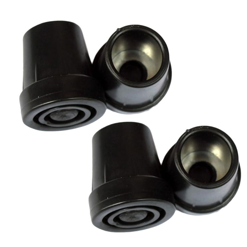 4Pcs Walking Stick Pad Buffers Trekking Poles Cane Tip Protector Hiking Poles Tip Nonslip Foot Cover Hiking Accessories