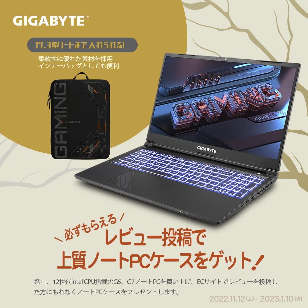 С RTX 3050 Ti Игровой ноутбук GIGABYTE G5 дюймы Win11 Home RTX3050 Ti 512G [Оборудованная видеокарта] / 15.6 / (144 Гц i5-11400H 8 ГБ 2 SSD)