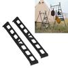 2PCS Black Shelf Side Buckles Lightweight Triangle Rack Brackets Durable Camping Shelf Clips  Picnic