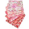 Misakinoya Japanese Pattern Fabric Scraps Floral Metallic Japanese Cut for Patchwork Floral 24cm X Set, Cotton, Fabric, Cloth, Stylish, Crafts, DIY,