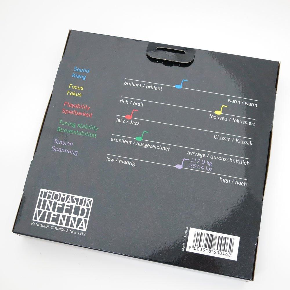 Thomastik Комплект струн для контрабаса SPIROCORE размер легкое натяжение 4/4 (вейх)