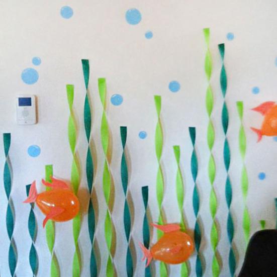 Цветная крепированная бумага, декоративная неувядаемая бумага для украшения вечеринки, мятая бумага, реквизит для сцены для свадьбы