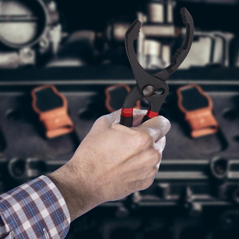 10/12 Inch Car Adjustable Oil Filter Wrench Removal Tools Filter Element Wrench Adjustable Hand Disassembly And Assembly Tools