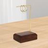 Elegant Jewelry Stand for Earrings, Wooden Display Holder Women