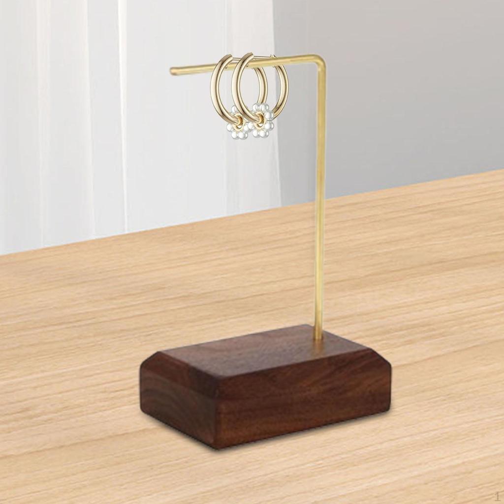 Элегантная подставка для сережек, деревянная подставка для женщин