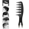 Oil Head Comb Wide Tooth Drag Grip Hair Care Handle Free Hair Big Tooth Comb for Wedding