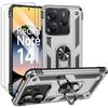 Case - E.F.CONNECTION - For Xiaomi Redmi Note 14 5G - Rigid - Shockproof - With Ring and 2 Tempered Glasses