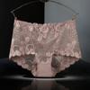 Кружевные трусики больших размеров, женское нижнее белье с высокой талией, сексуальное прозрачное нижнее белье, бесшовные трусы