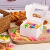30 шт. Белые коробки для выпечки, мини-коробки для тортов, коробки для печенья с окном, маленькие коробки для угощений, печенья, пирожных, пончиков в комплекте