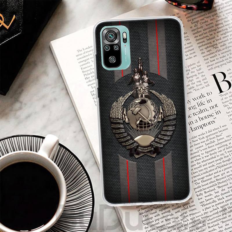 Russian Stalin Ussr Communism Cover For Xiaomi Redmi Note 14 13 12S 12 11 Pro Plus Phone Case 11S 10S 10 11E 11T 14Pro 13Pro Pri