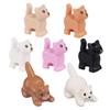 Compatible Mini Animals Building Blocks Coffee Cat Persian Cats Kitten Pet Cat Children Assemble Bricks Kids DIY Toys 5pcs