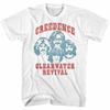 Футболка для взрослых Creedence Clearwater Revival Белая Смешная Винтажная AD161 Унисекс
