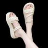 Slippers for Women To Wear In Summer, New Fashion Thick-soled One-word Drag, Non-slip Soft-soled Casual Beach Sandals When Going Out