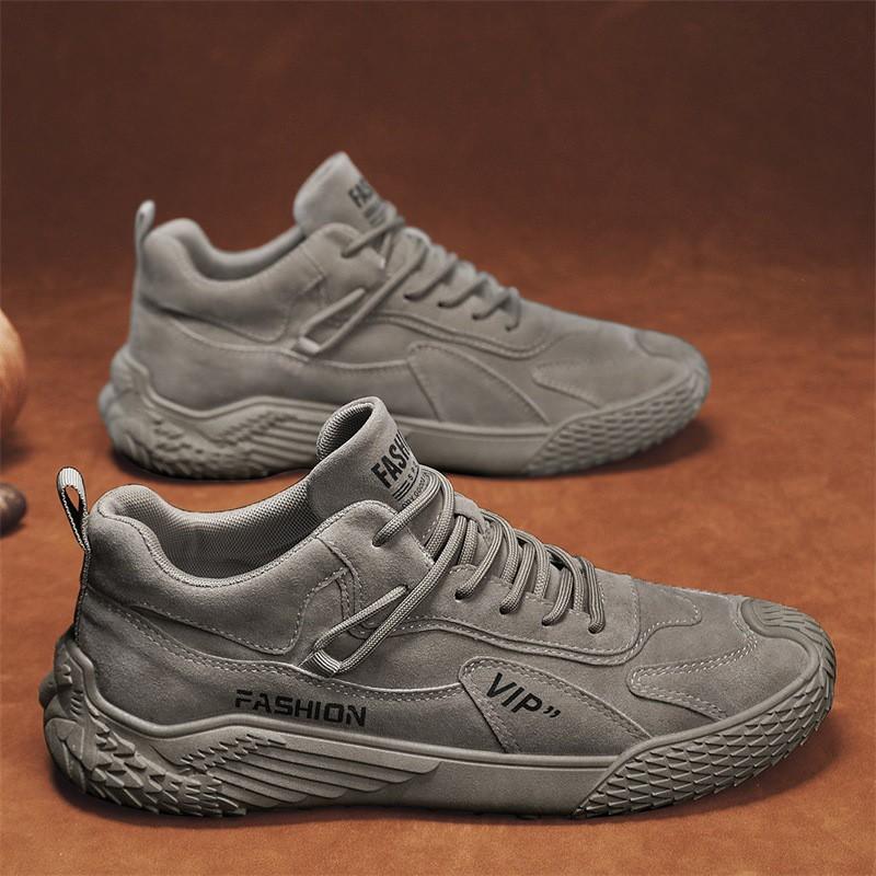 Mens Low-Cut Rubber Sole Breathable Workwear Sneakers Daily Wear