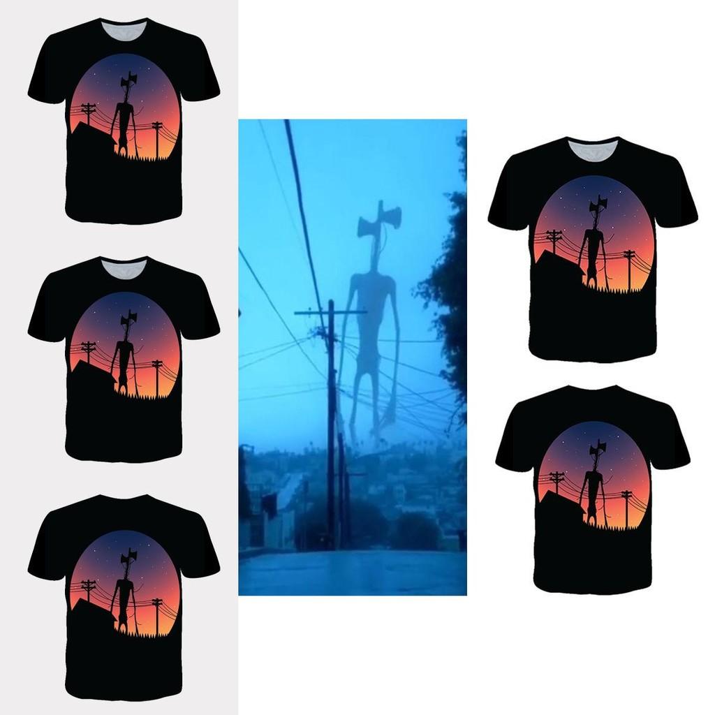 Детская футболка с изображением инопланетного монстра Сиреноголового, ужасающего персонажа городской легенды