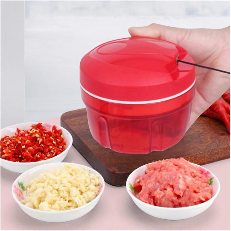 Tupperware Chef Турбо-шеф Красный D158 Измельчитель лука и Измельчитель Спиди-бой
