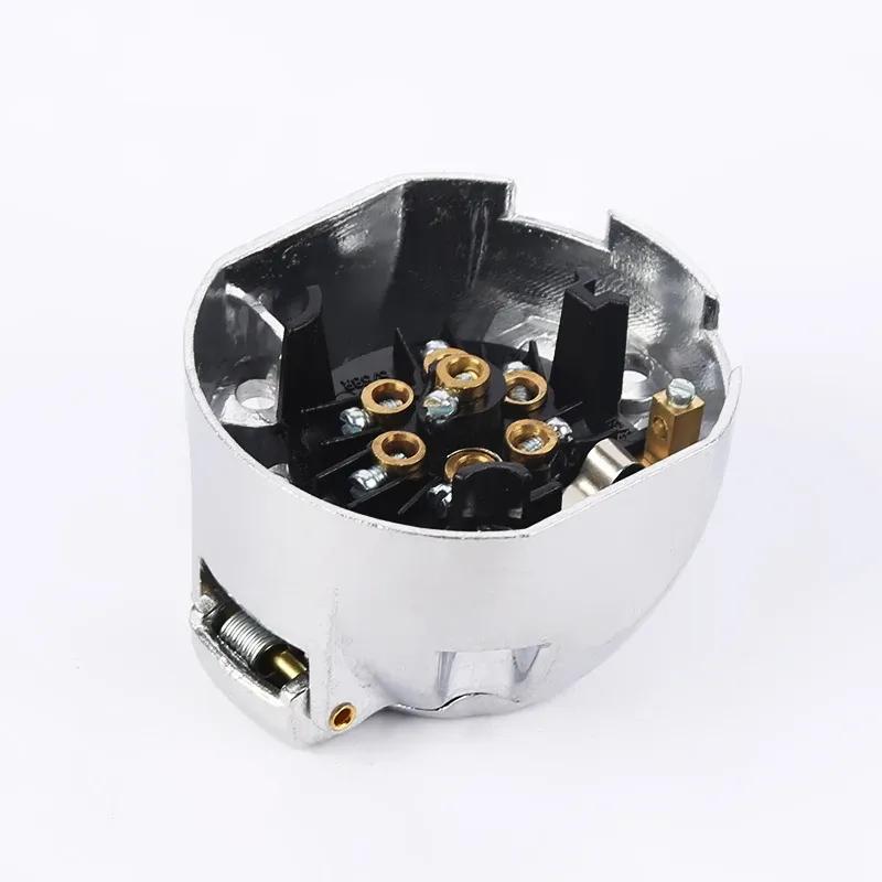 Hot Sales 12V Metal Square 7 Pin Trailer Socket With Fog Light