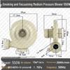 Medium Pressure 220V Industrial Centrifugal Blower for Dust Extraction and Combustion Assist