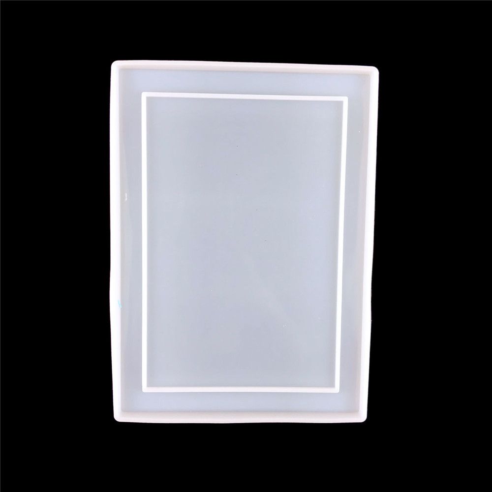 Кристалл эпоксидная смола квадратная круглая рамка для подвески форма фоторамка силиконовая форма смола форма