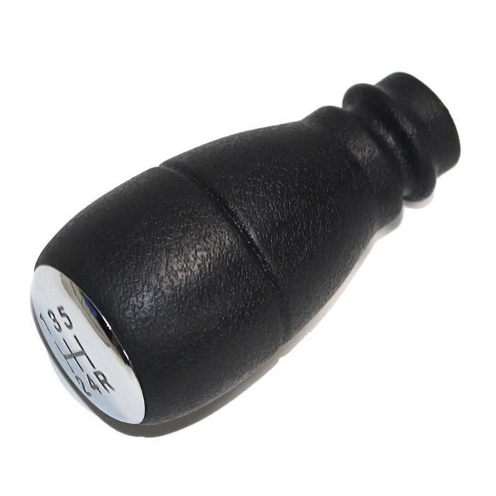 Pommeau de levier de vitesse à 5 vitesses, 2403.T9, noir chromé, pour citroën Berlingo 1996 – 2008, Peugeot Partner [CD9E016]