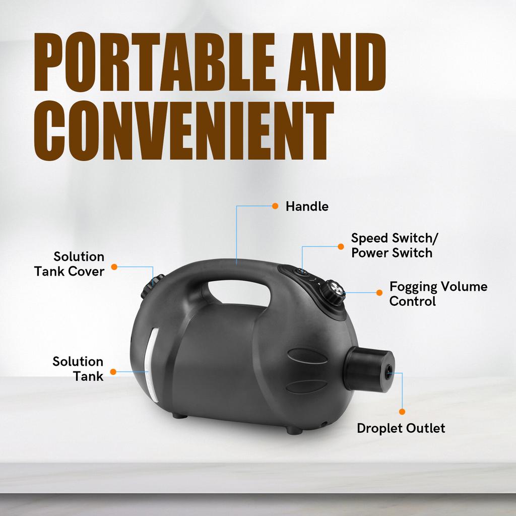 XPOWER F-8B ULV Эффективная Аккумуляторная Коммерческая Туманогенераторная Машина для Дезинфекции Распылением