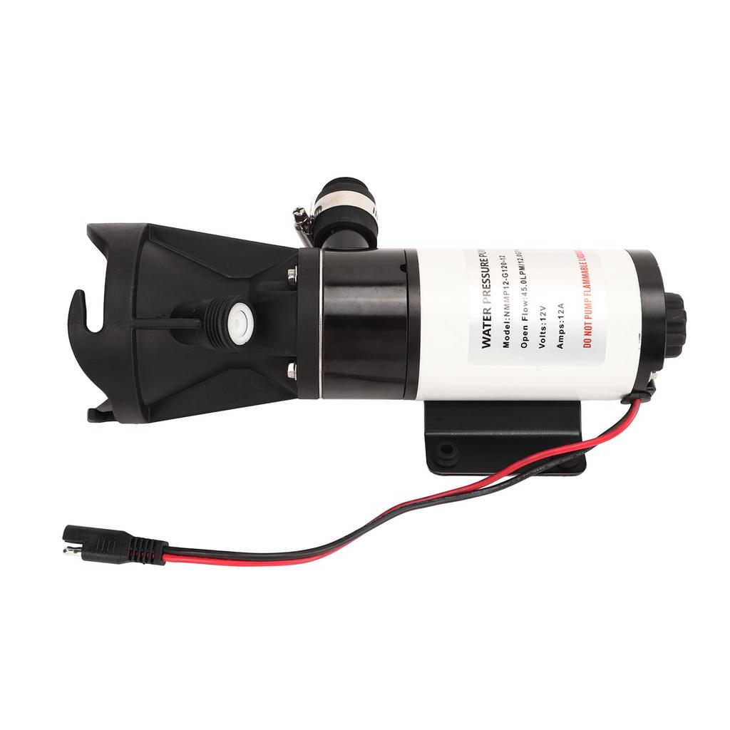 Diaphragm Pump DC 45LPM 12GPM Industrial Self Priming Water Pressure Pump Universal for RV Marine Boat Yacht 12V