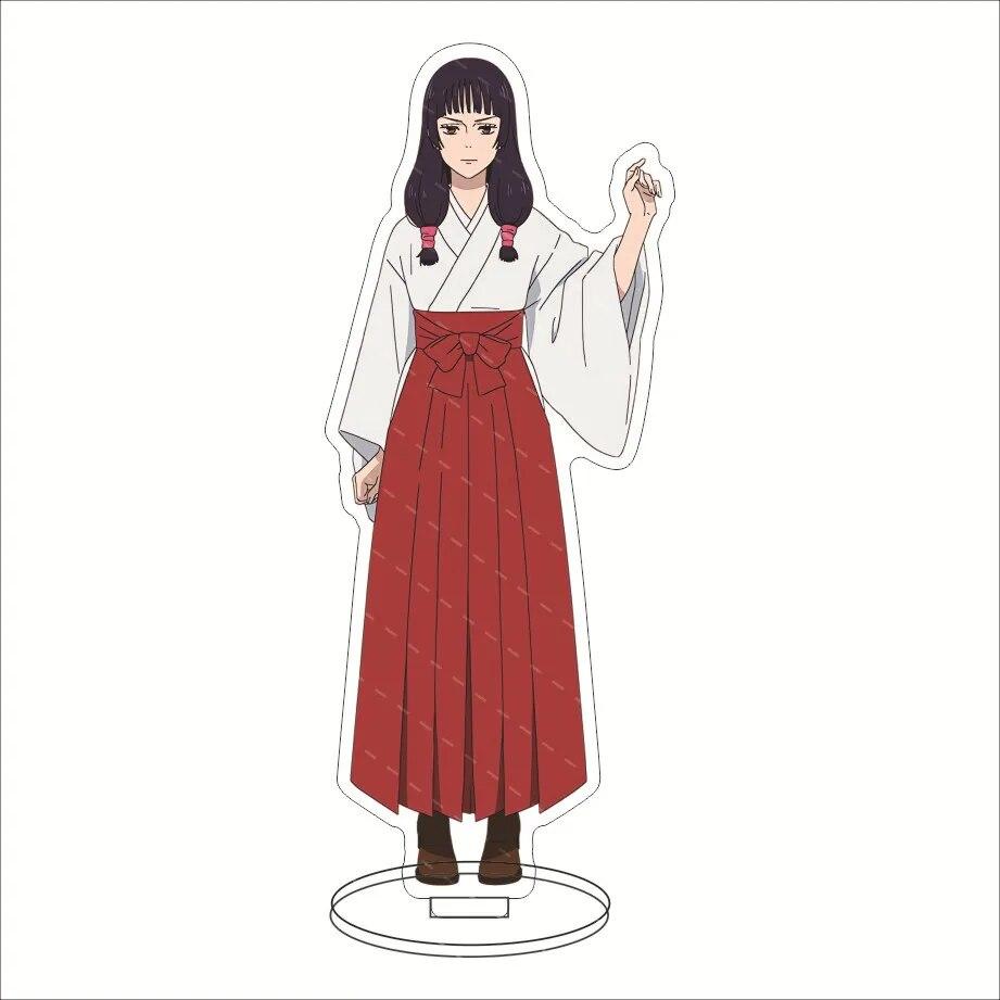 Аниме дзюдзюцу кайсен акриловая подставка Fushiguro Toji Geto Suguru Satoru Gojo фигурка ПВХ настольная подставка модель игрушки 15 см