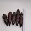 Healing Natural Wooden Pendulum Amulet Round Cone Pattern New Design Reiki Pendulum Pendant