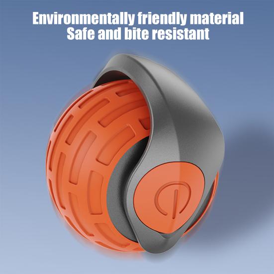 Интерактивная игрушка-мяч для кошек, перезаряжаемая через USB, катящаяся игрушка-мяч с двухскоростной регулировкой, автоматическая движущаяся игрушка для кошек с хвостом для домашних кошек