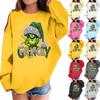 Children's Fashionable Casual Long-sleeved Loose Christmas Print Pullover Hooded Sweatshirt